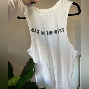 MATE The Label Made In The West Muscle Tank - Western Stagecoach Style